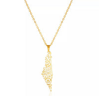 Calligraphy Necklace - PALESTINE